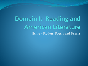 Domain I: Reading and American Literature