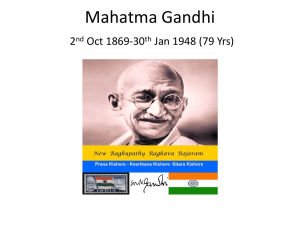 Mahatma Gandhi