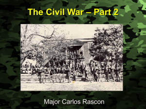 The Civil War - Arizona NROTC