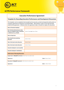 Template for recording performance and development discussions