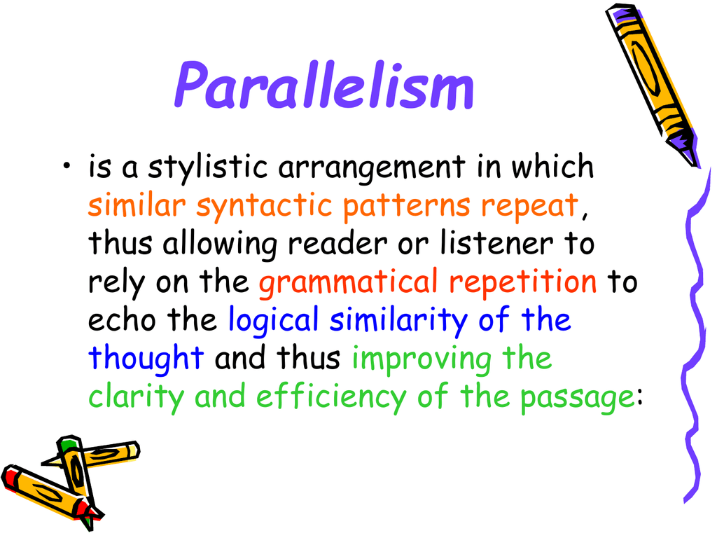 Parallelism Powerpoint - 