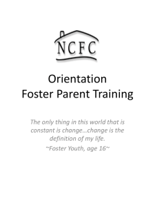 Orientation - Northern California Family Center