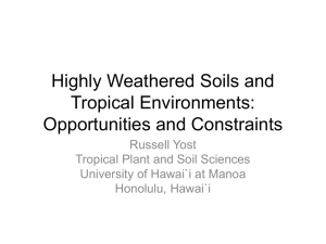 Highly Weathered Soils