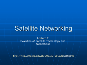 Satellite Communication - University of Engineering and Technology