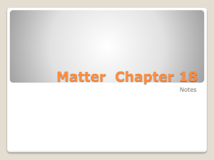 Matter Chapter 18