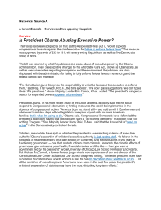 Is President Obama Abusing Executive Power?