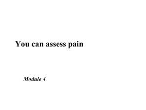 You can assess pain summary - Integrate | Strengthening Palliative
