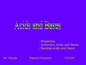Acids Bases
