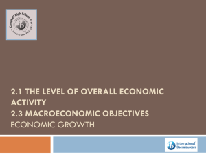 3.1 Measuring national income (GNP/GDP, circular flow)