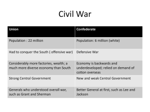 Civil War - TeacherWeb