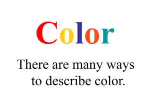 PowerPoint Presentation - Color properties