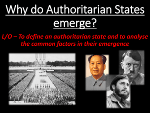 What is an Authoritarian State?