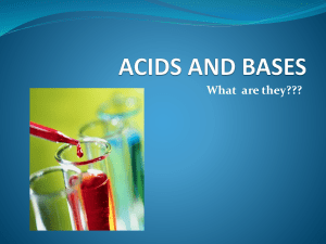 ACIDS and BASES