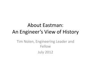 A collection of Eastman history