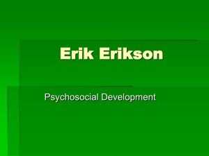 Erik Erikson - Personal Web Pages