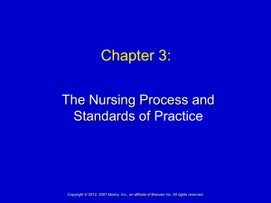 Chapter 3 The Nursing Process