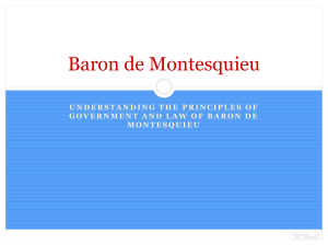 Baron de Montesquieu