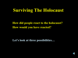 Surviving The Holocaust