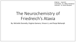 Friedreich's ataxia