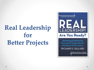 Real Leadership for Better Projects