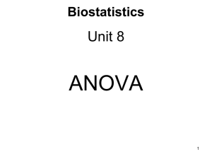 Biostatistics