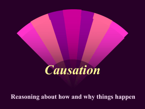 PowerPoint Presentation - Causation