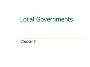 Local Governments - Austin Community College