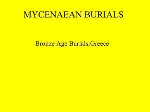 MYCENAEAN BURIALS