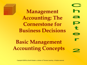 The Cornerstone for Business Decisions