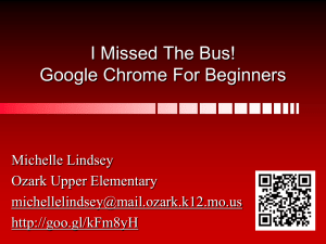 Google Chrome For Beginners - Ozark R