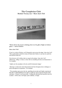 Module-Twenty-One – Show don't Tell (Word)
