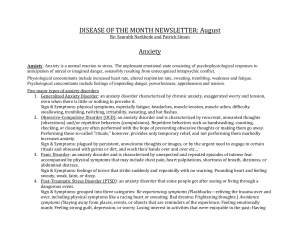 DISEASE OF THE MONTH NEWSLETTER: August