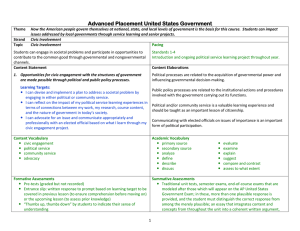 Advanced Placement United States Government