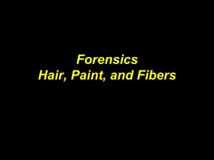 Forensics Hair, Paint, and Fibers
