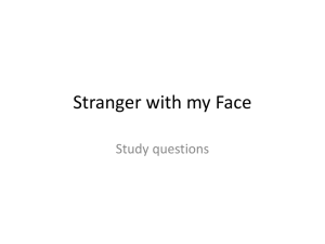 Stranger with my Face