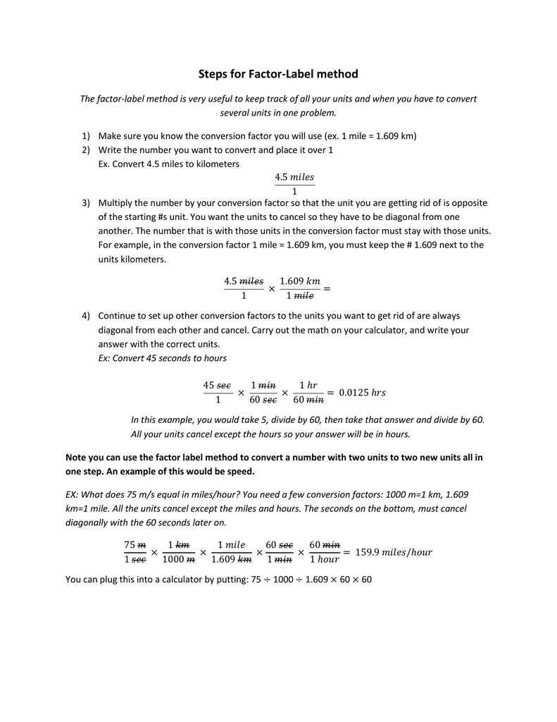 33-factor-label-method-worksheet-answers-labels-2021