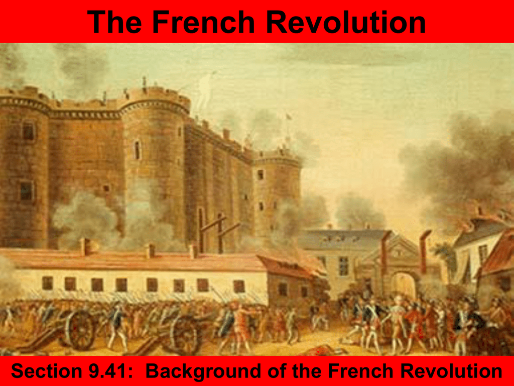 Chapter 9 The French Revolution