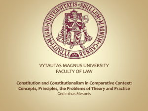 Study Material MVV115K Constitution and Constitutionalism
