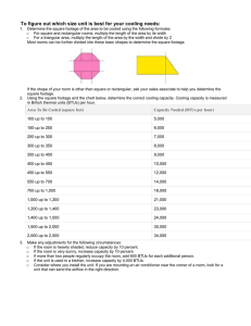 How to Calculate BTU's by Square Footage