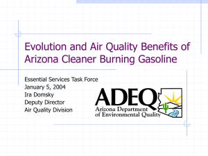 Evolution and Air Quality Benefits of Arizona Cleaner