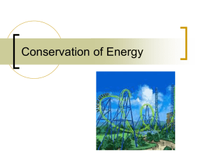 Conservation of Energy - NYU Tandon School of Engineering