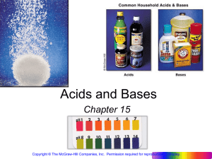 Acids and Bases