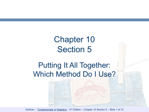 Sullivan 2nd ed Chapter 10