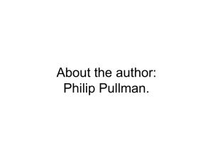 About the author: Philip Pullman