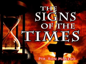 signs of the times - End Time Message Info
