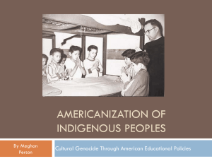 Americanization of Indigenous Peoples