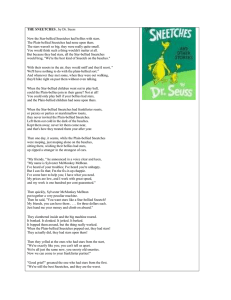 THE SNEETCHES , by Dr. Suess Now the Star