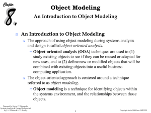 Object Modeling