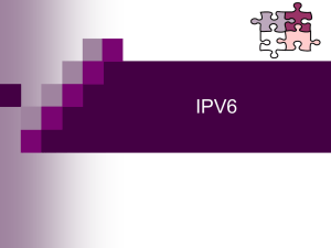 The IPv6 Address Space