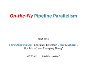 On-the-Fly Pipeline Parallelism
